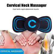 Mini Electric Cervical Massager Tens Neck Massager 6 Modes Portable Decompression Massageado Machine for Muscle Health Care