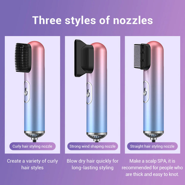 3 in 1 Hair Dryer Brush Professional Electric Hot Air Brush One Step Hair Styling Tools Barber Salon Home Use Blow Dryer Brush