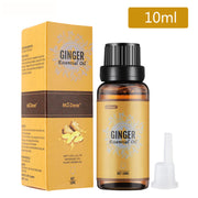 10Ml/30Ml Ginger Oils Slimming Essential Oil Lymphatic Lose Weight Product Fat Burner Anti-Cellulite Beauty Health Body Massage