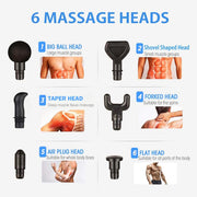 Fascial Massage Gun Electric Percussion Pistol Massager Body Neck Back Deep Tissue Muscle Relaxation Pain Relief Fitness