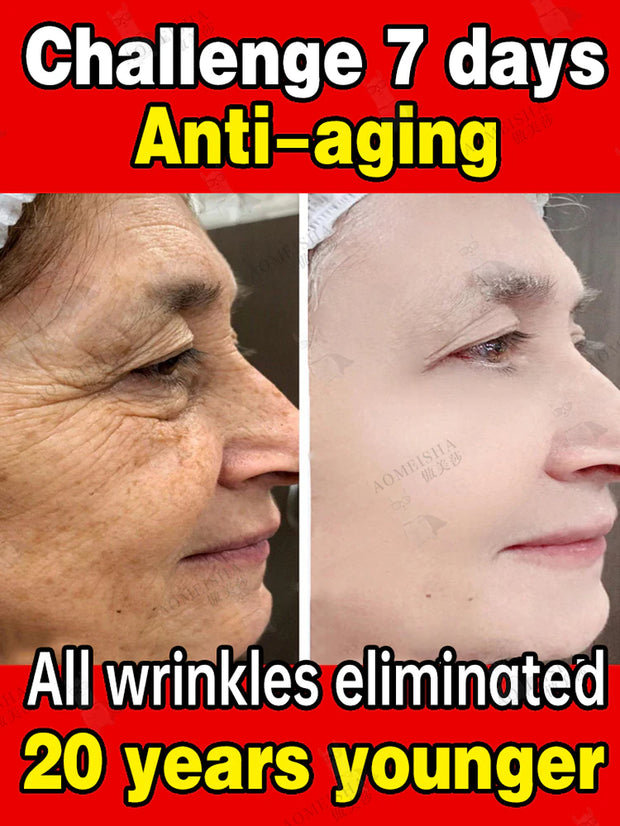 Effective Anti-Ageing and Anti-Wrinkle Facial Serum to Remove Facial Wrinkles Fine Lines around the Eyes Crow'S Feet Neck Wrinkl